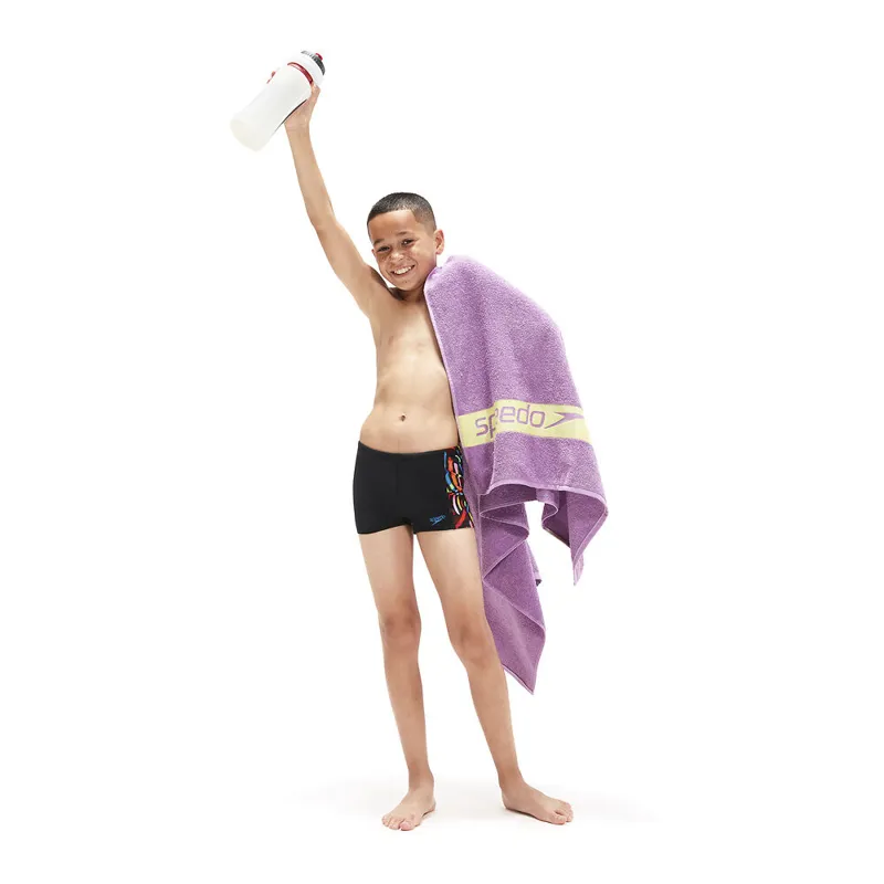 Speedo Boys Digital Panel Aquashort Black/Fluo Multi-6